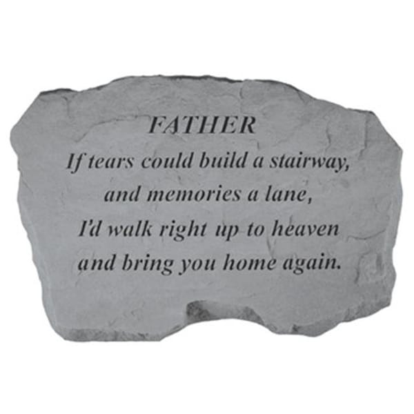 Kay Berry Inc Kay Berry- Inc. 97120 Father-If Tears Could Build A Stairway - Memorial - 16 Inches x 10.5 Inches x 1.5 Inches 97120 - main